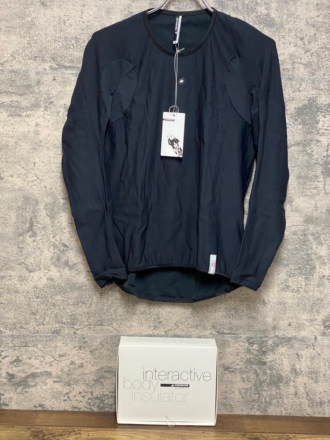 JQ349 アソス ASSOS fall inter active 長袖 ベースレイヤー黒 M