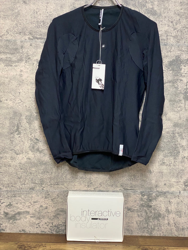 JQ349 アソス ASSOS fall inter active 長袖 ベースレイヤー黒 M