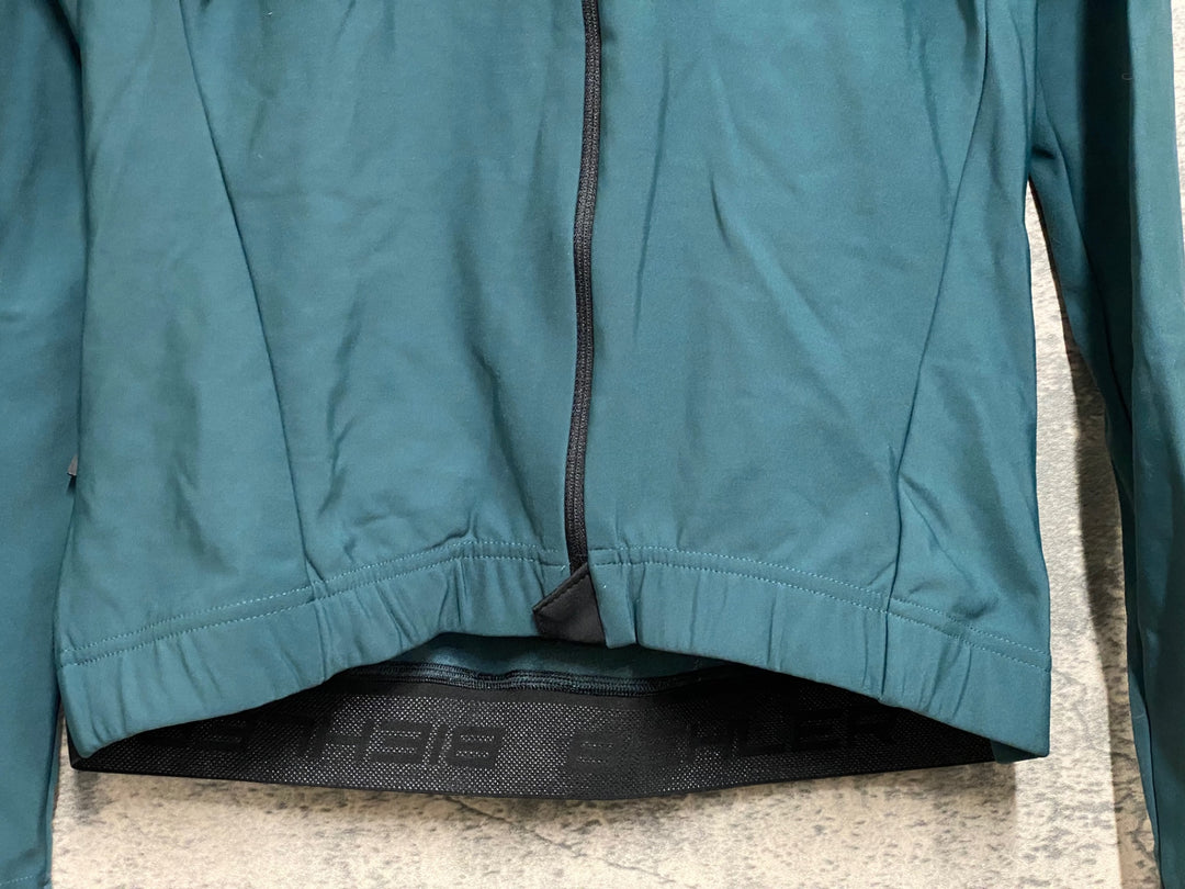 JO055 BIEHLER 長袖 サイクルジャージ 緑 M 裏起毛
