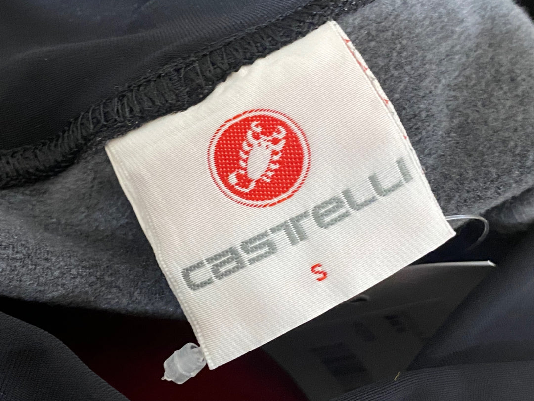 KP119 カステリ CASTELLI レーサータイツ 黒 S 裏起毛