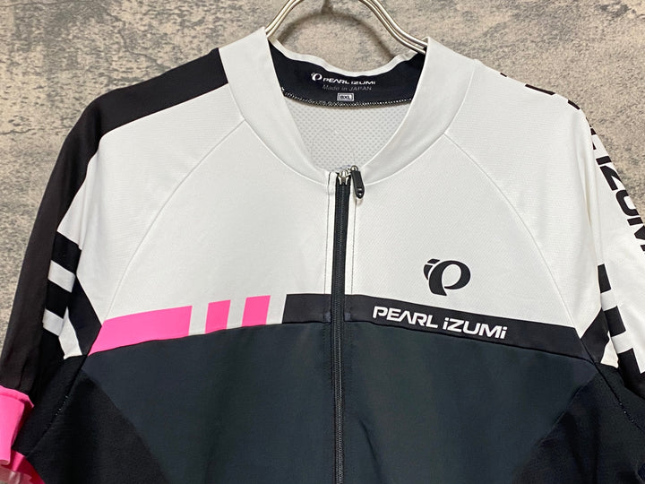 KC652 パールイズミ PEARL iZUMi 半袖 サイクルジャージ 白 黒 ピンク BXL