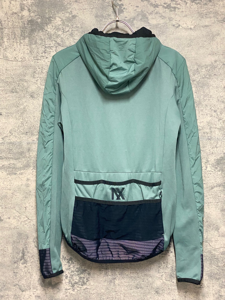 KQ385 カフェドシクリステ CAFE DU CYCLISTE AUDAX 長袖 サイクルジャケット XS フード