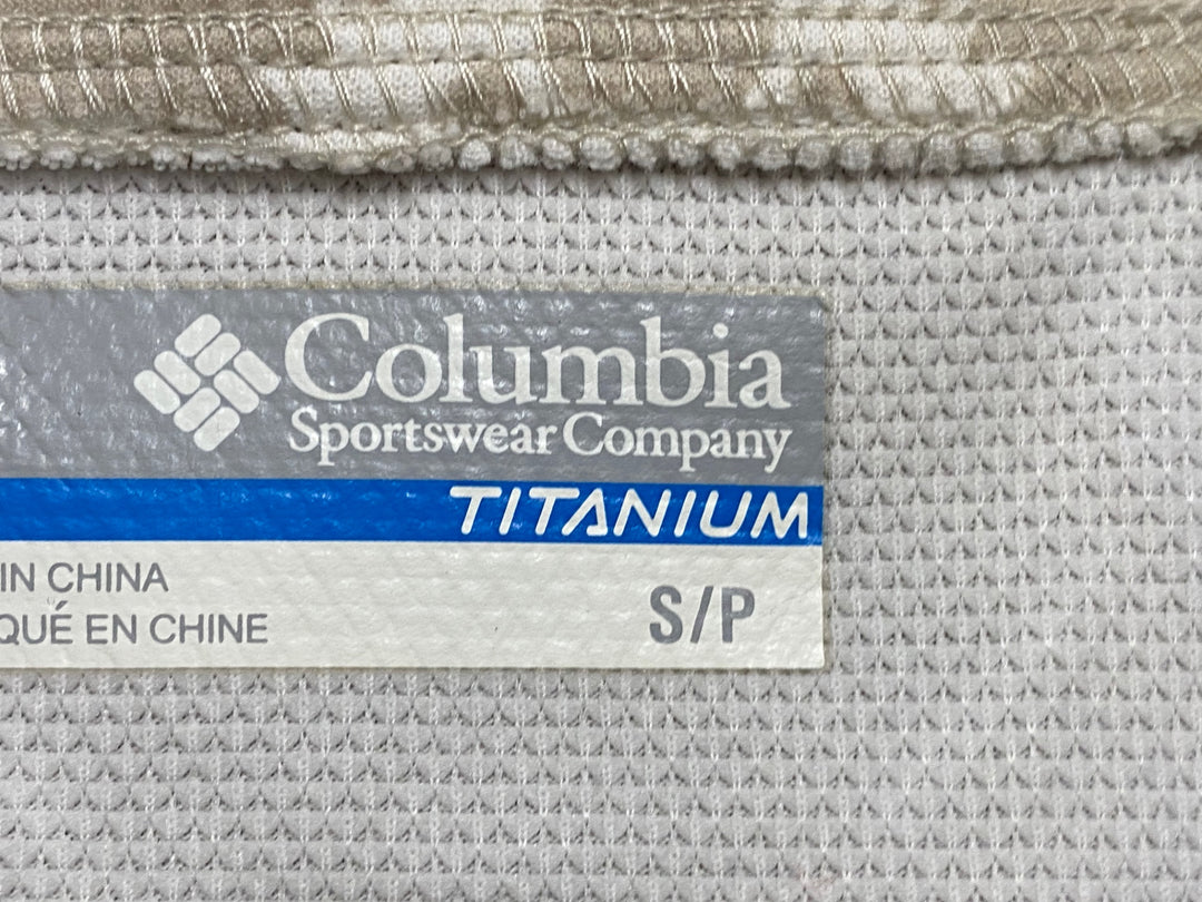 KF173 コロンビア Colombia titanium 半袖 サイクルジャージ ベージュ S