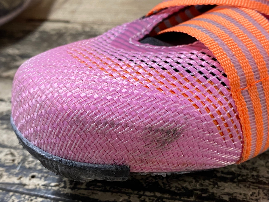 JS465 フィジーク fizik テンポ VENTO POWERSTRAP AEROWEAVE CARBON ビンディングシューズ ピンク EUR41