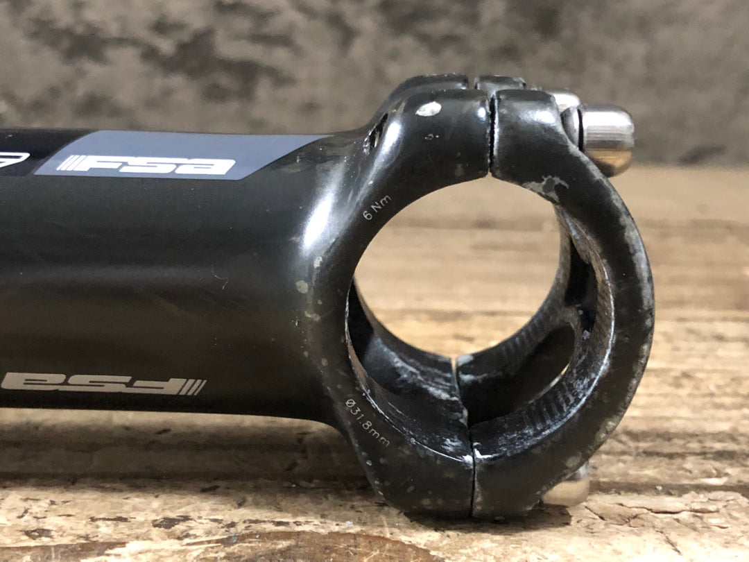 KG526 FSA OS99 カーボンラップ アルミ ステム 100mm 6° OS Φ31.8