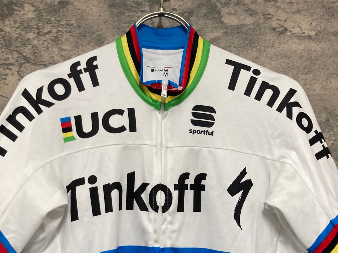 KJ819 スポーツフル sportful 半袖 サイクルジャージ 白 M BORA hansgrohe