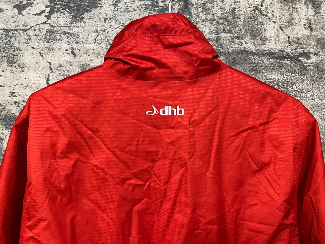 KD872 dhb 長袖 レインジャケット 赤 M