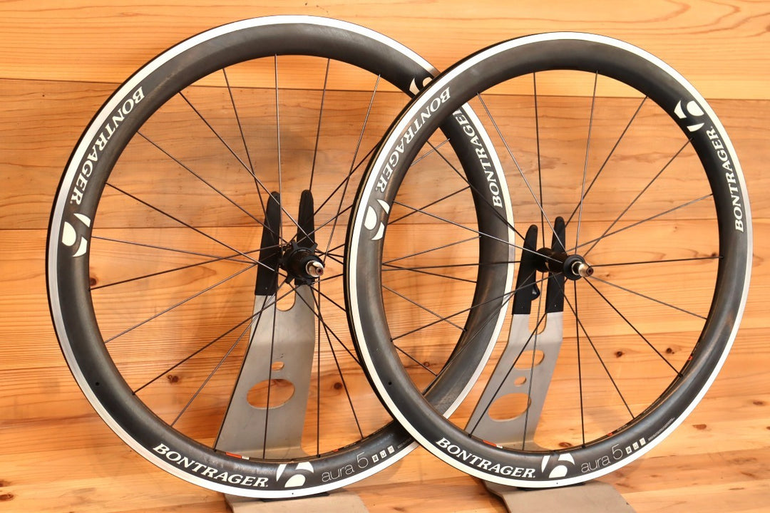 ボントレガー BONTRAGER オーラ AURA 5 アルミ・カーボン クリンチャー ホイールセット シマノ12/11S 【千葉店】