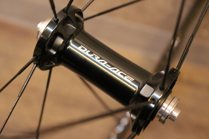 シマノ SHIMANO デュラエース DURA-ACE WH-9000-C35-CL アルミ/カーボン クリンチャー ホイールセット シマノ 11/12S 15C ナローリム【名古屋店】