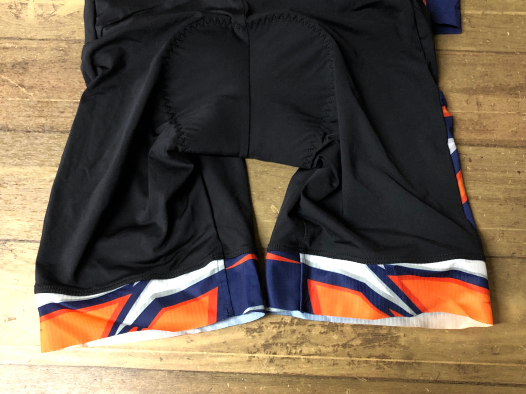 JO598 ジャイアント GIANT 半袖 ワンピース 紺 オレンジ M