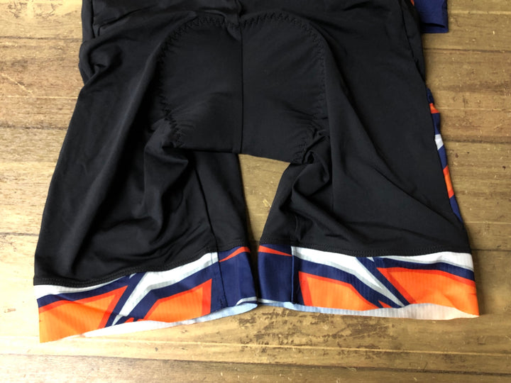 JO598 ジャイアント GIANT 半袖 ワンピース 紺 オレンジ M