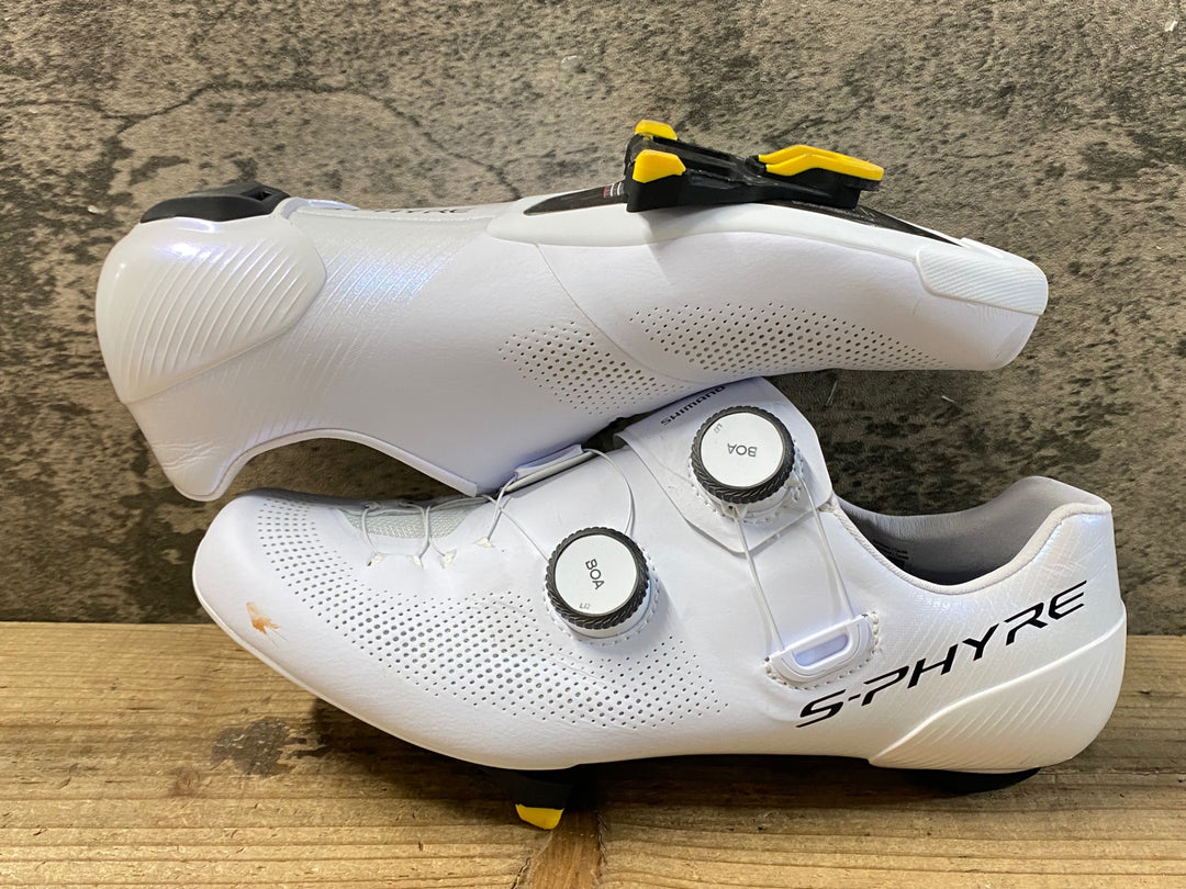 KB943 シマノ SHIMANO S-PHYRE SH-RC903M ビンディングシューズ EU41 3穴 白