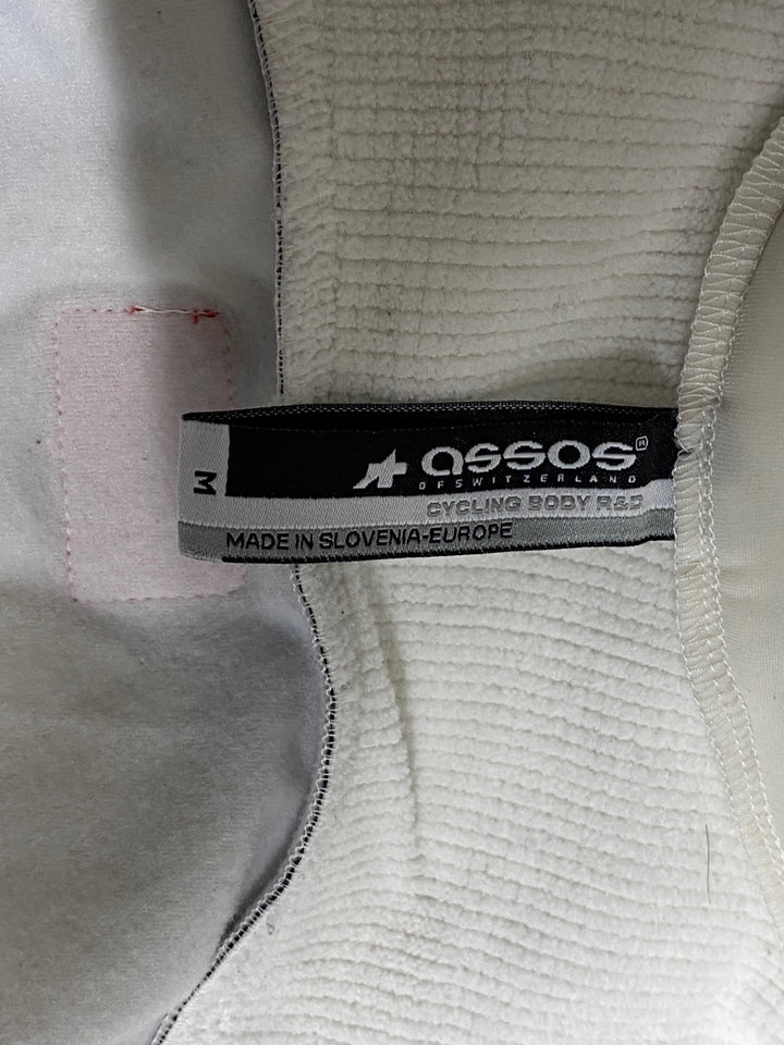 KF501 アソス assos 長袖 サイクルジャケット 白 M ※毛玉 擦れ