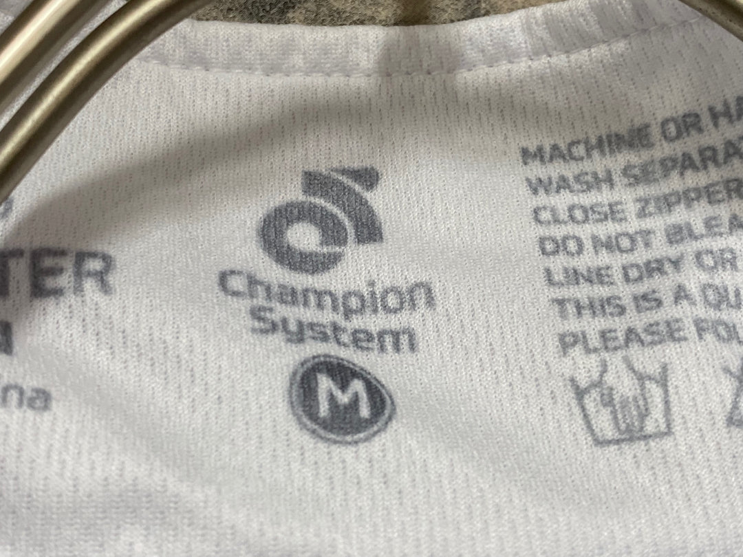 JJ591 チャンピオンシステム ChampionSystem サイクルベスト 白 紫 Mサイズ