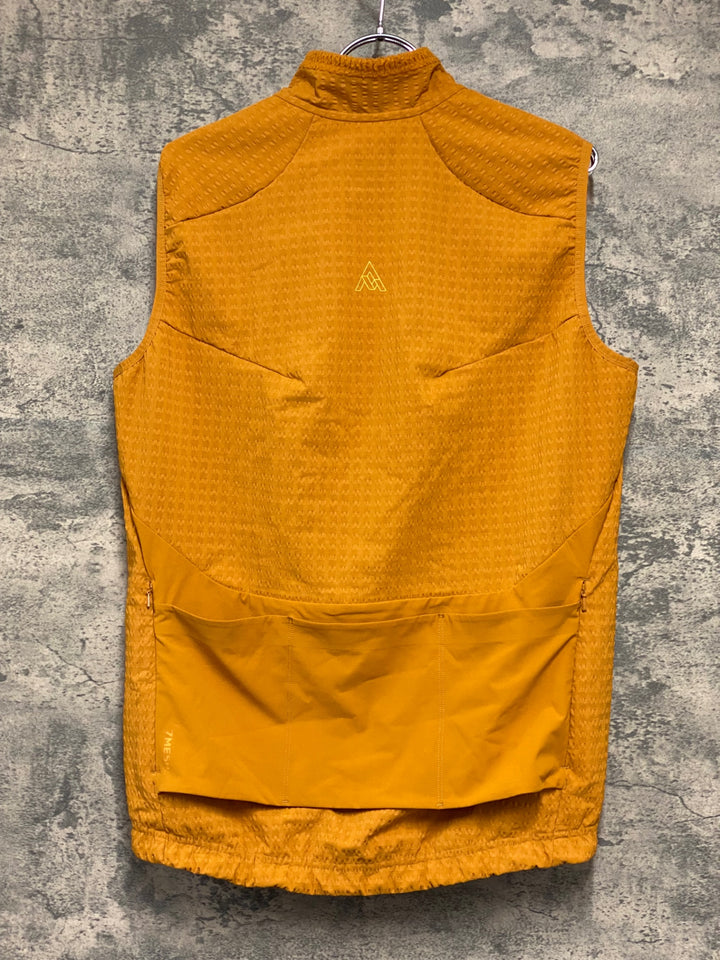 KP253 セブンメッシュ 7MESH SETON VEST ジレ サイクルベスト オレンジ L 裏起毛