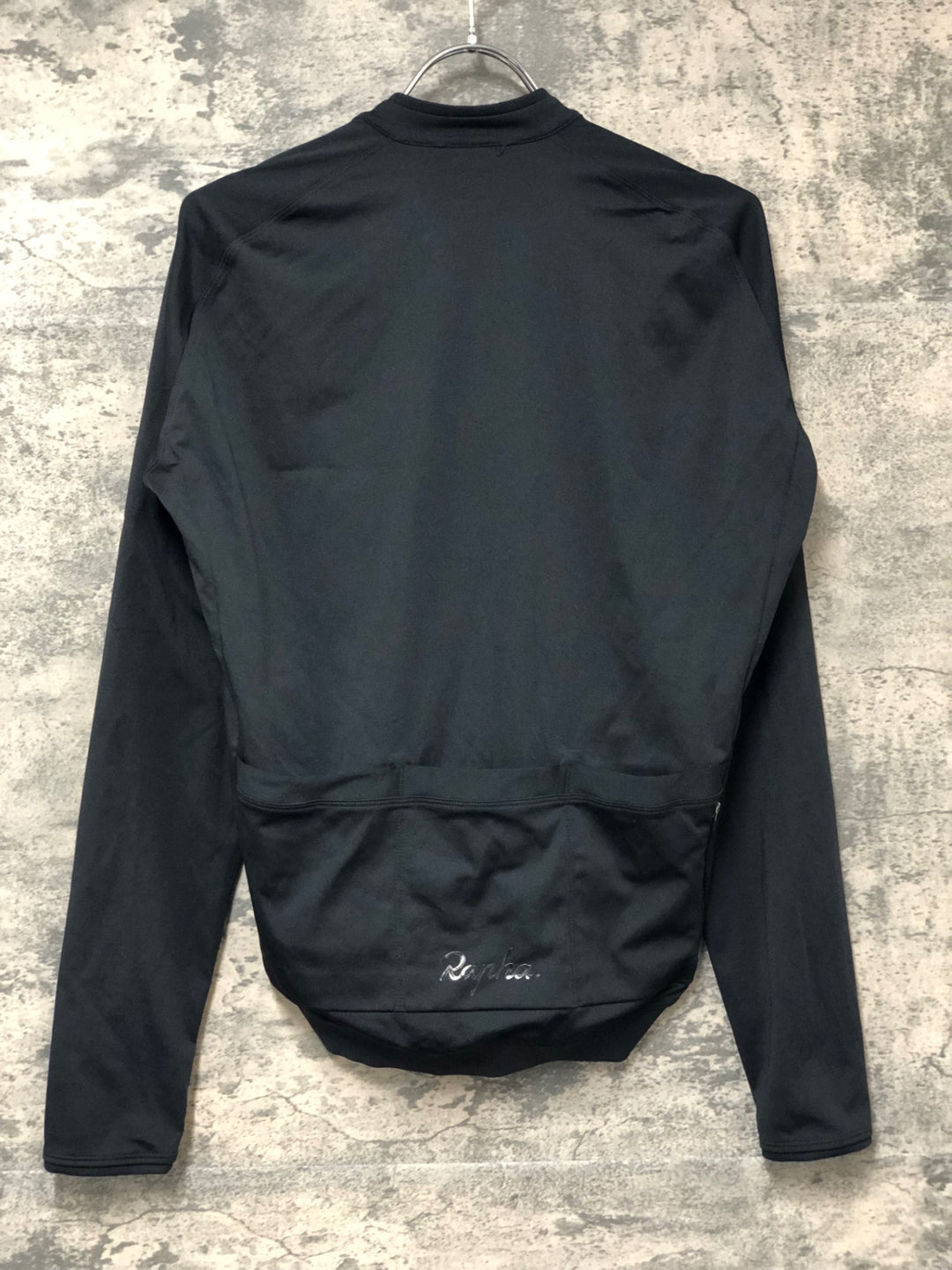 KM701 ラファ Rapha MEN'S LONG SLEEVE CORE JERSEY 長袖 サイクルジャージ 黒 M 裏起毛
