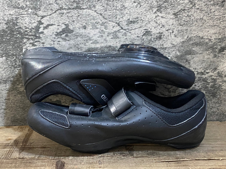 KG414 シマノ SHIMANO RP1 SHRP100-S L ビンディングシューズ 3穴 ブラック EU41 ※ペン字あり