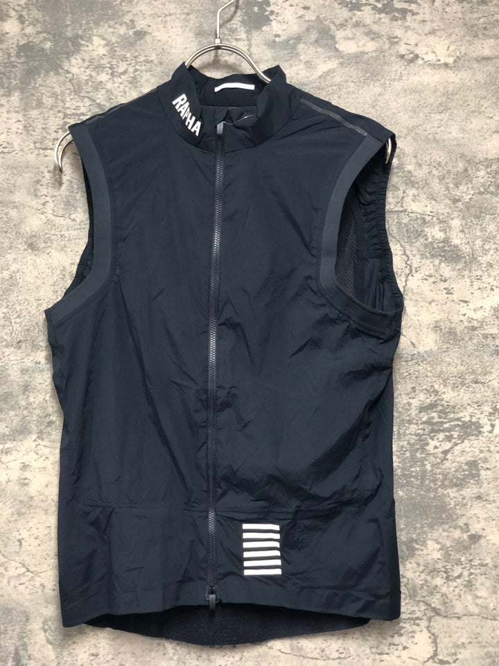 KK256 ラファ Rapha MENS PRO TEAM LIGHTWEIGHT GILET ジレ サイクルベスト 黒 M