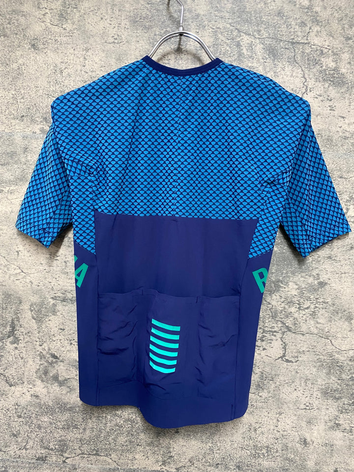 KR203 ラファ Rapha PRO TEAM CRIT JERSEY 半袖 サイクルジャージ 紺 XS