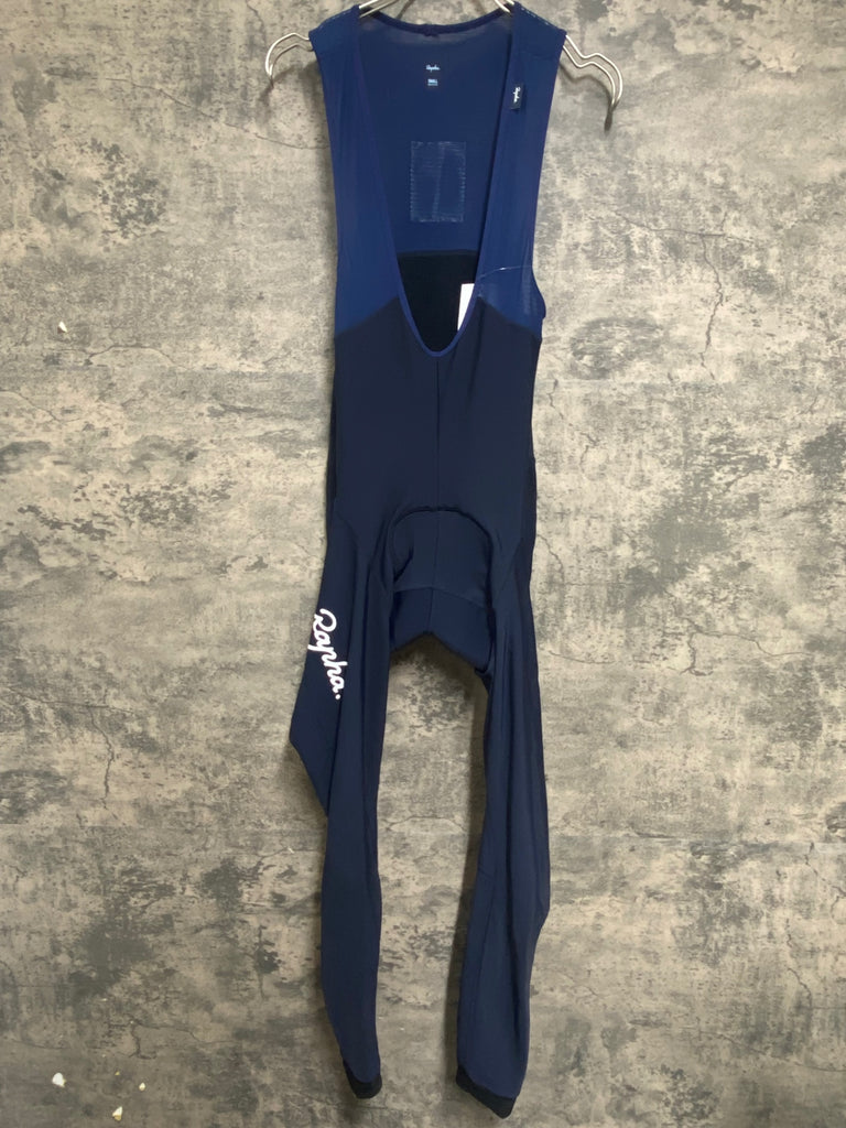 KA298 ラファ Rapha CLASSIC WINTER TIGHTS WITH PAD ビブタイツ 濃紺