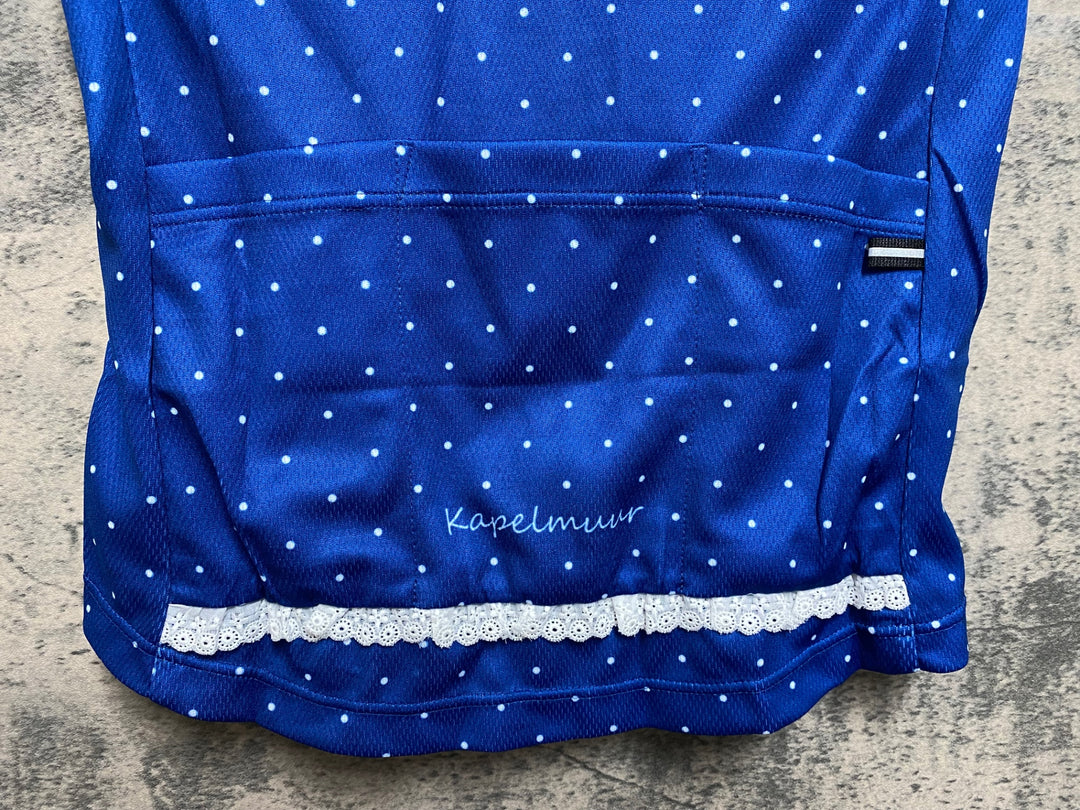 JO889 カペルミュール KAPELMUUR 半袖 サイクルジャージ ネイビー ドット 36 レディース