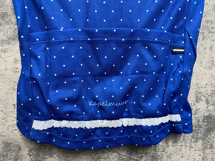 JO889 カペルミュール KAPELMUUR 半袖 サイクルジャージ ネイビー ドット 36 レディース