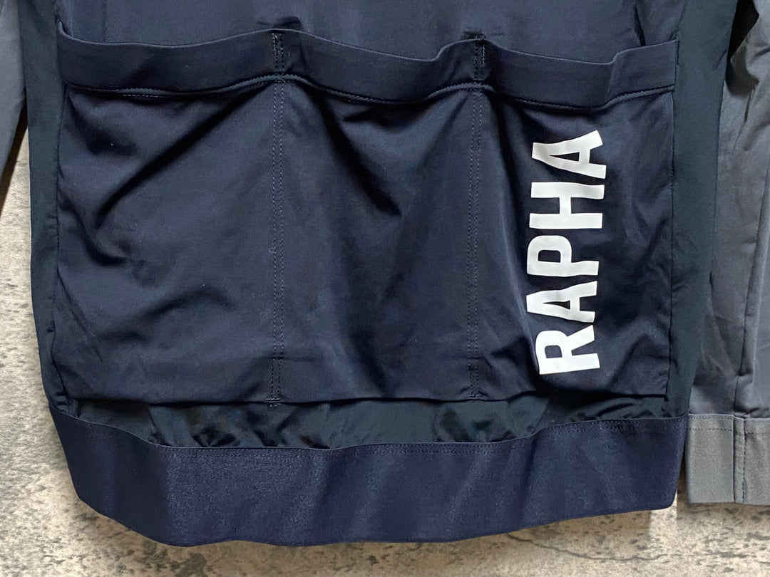JQ081 ラファ Rapha PRO TEAM TRAINING JERSEY 長袖 サイクルジャージ 黒 M