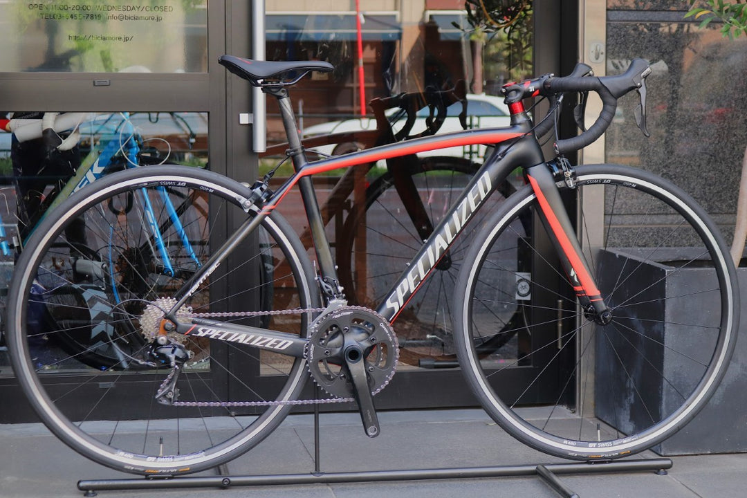 スペシャライズド SPECIALIZED ターマック エリート TARMAC ELITE 2015モデル 49サイズ シマノ 105 5800MIX 11S カーボン リムブレーキ ロードバイク 【東京南麻布店】