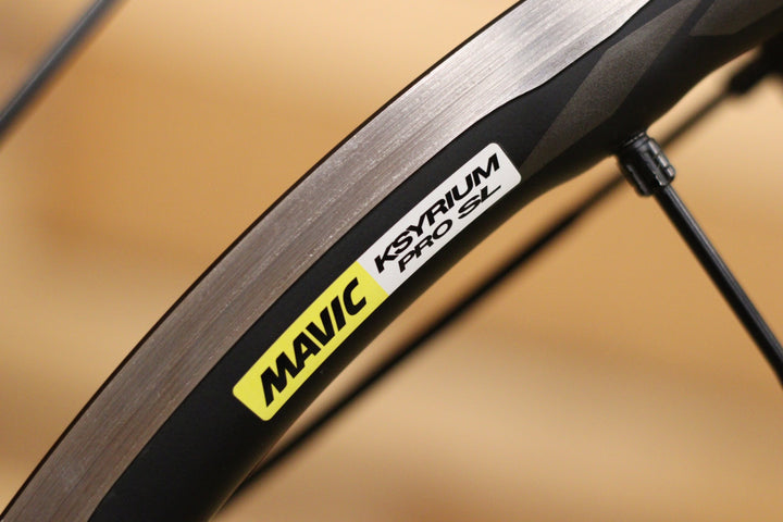 訳あり マヴィック MAVIC キシリウム KSYRIUM プロ PRO SL アルミ クリンチャー ホイールセット シマノ 11S/12S ナローリム 15C 【立川店】