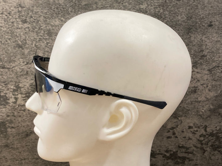 KP305 シーコン SCICON AEROSHADE XL SL2505/GRADIENT XL サングラス アイウェア 白 黒 ※汚れ