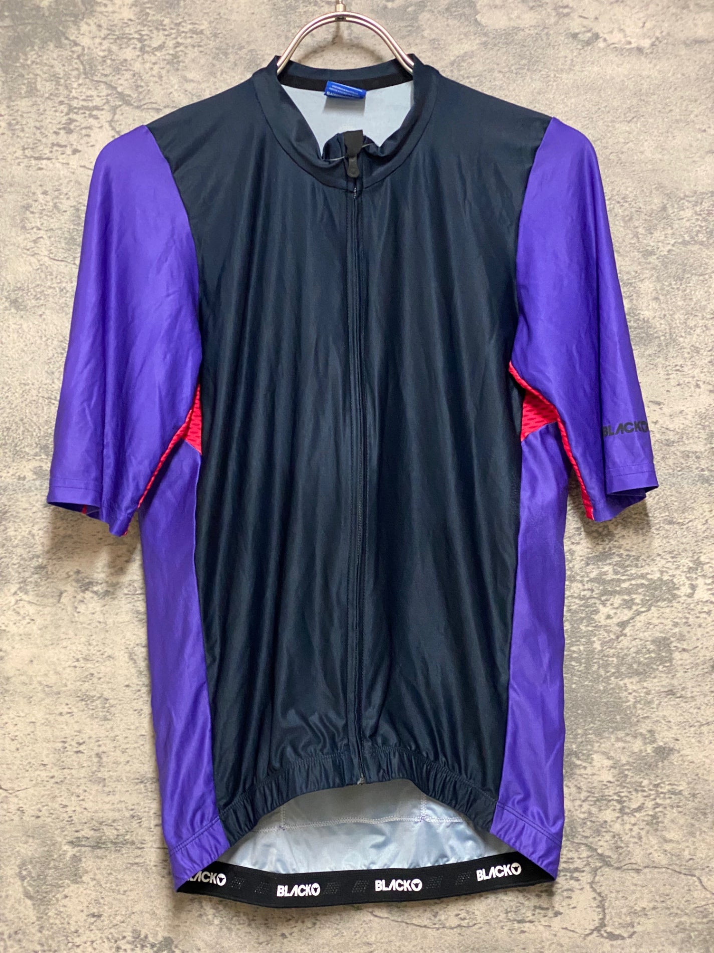 JO703 ブラックシープ BLACK SHEEP RACE FIT 半袖 サイクルジャージ 黒