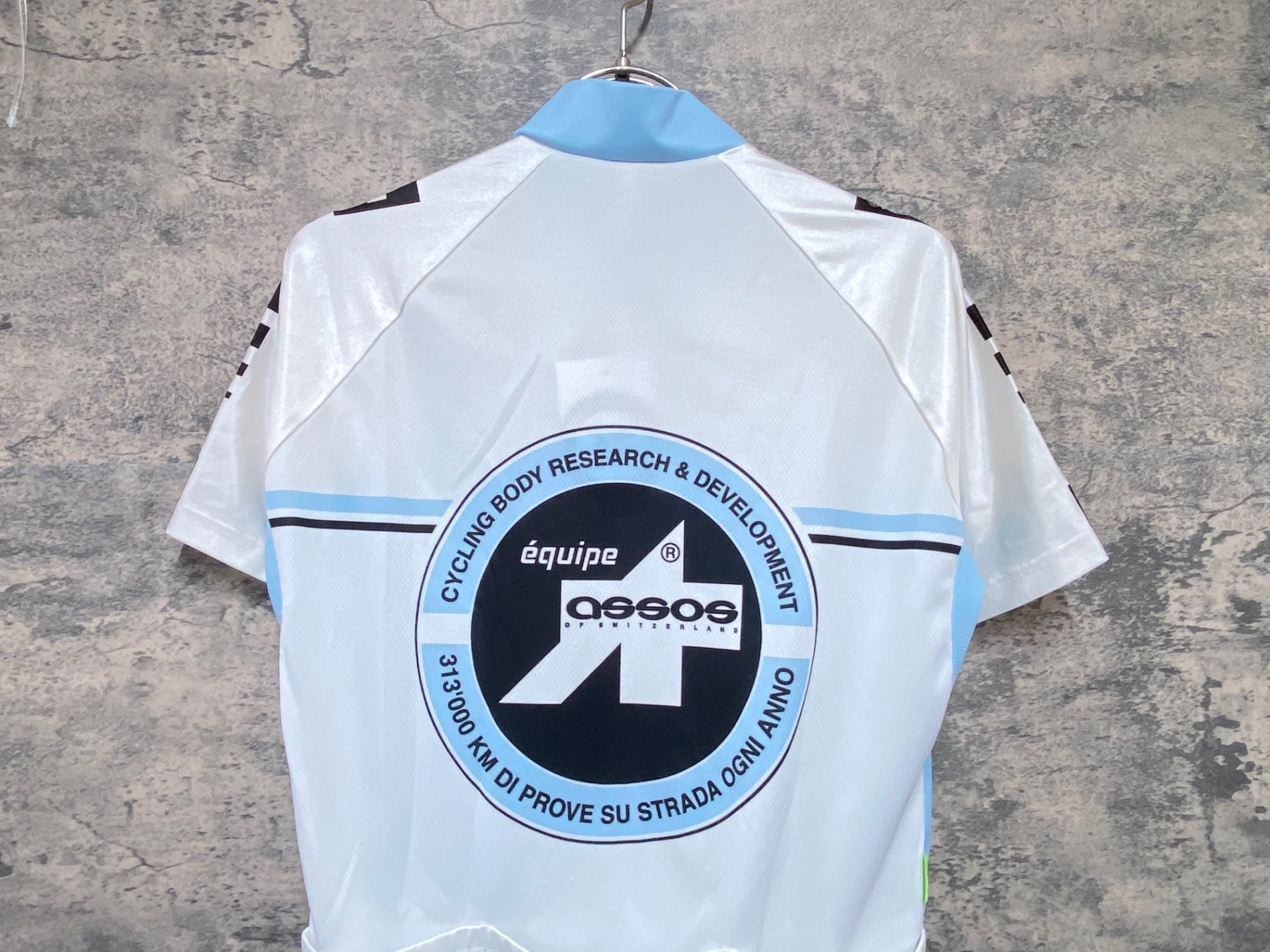 KA778 アソス Assos 半袖 サイクルジャージ 白 水色 M – BICI AMORE