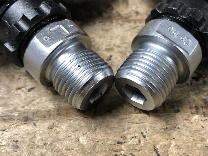 JW342 シマノ SHIMANO PD-A530 ビンディングペダル 片面フラット SPD 黒