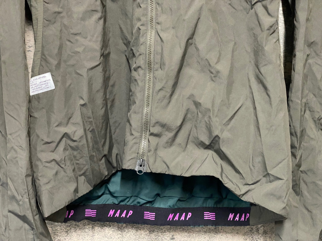 JT167 マープ MAAP Men's Alt Road Thermal Jacket 長袖 サイクルジャケット カーキ XL 裏起毛