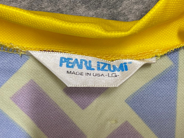 KK054 パールイズミ PEARL iZUMi 半袖 サイクルジャージ 青黄色 LG