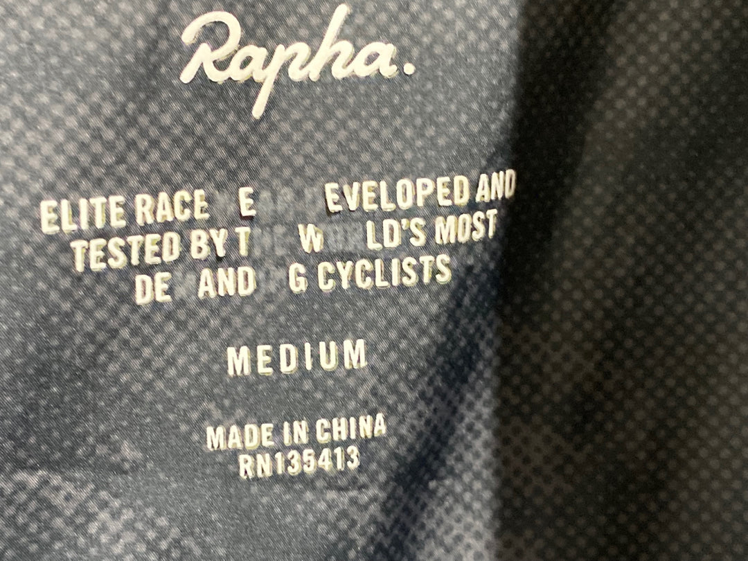JM642 ラファ Rapha PRO TEAM LIGHTWEIGHT GILET ROAD GRAFFITI ジレ サイクルベスト 黒 グレー M ※チャック破損