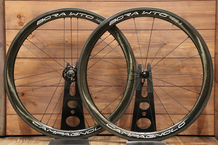カンパニョーロ CAMPAGNOLO ボーラ BORA WTO 45 カーボン チューブレス ホイールセット カンパ11S/12S 【東京南麻布店】