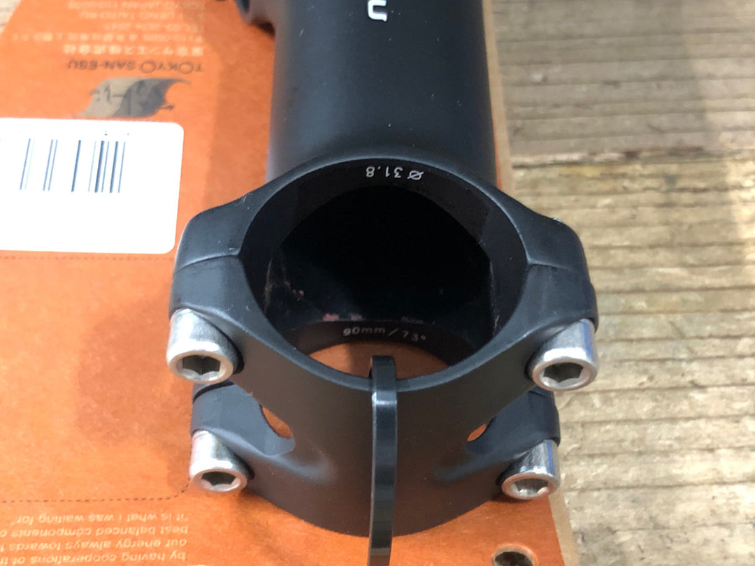 KP645 ワンバイエス OnebyESU ブレンドステム 黒 90mm Φ31.8 OS 73°