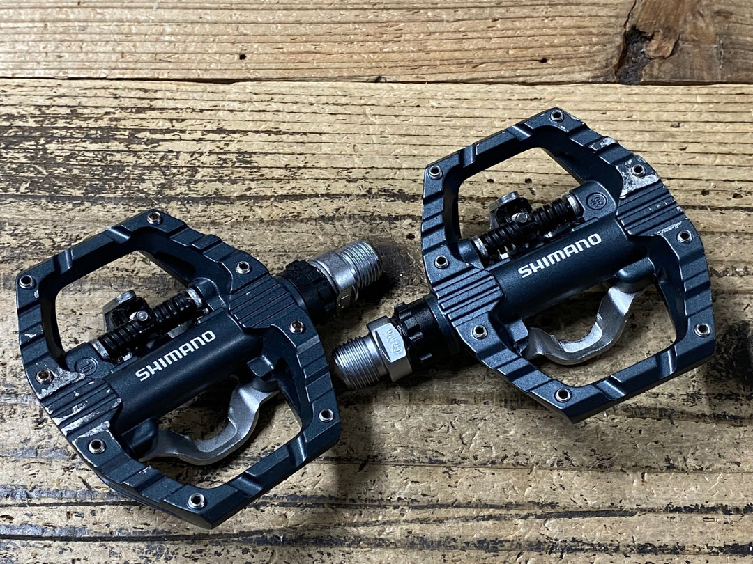 JZ357 シマノ SHIMANO PD-EH500 ビンディングペダル 片面フラット SPD