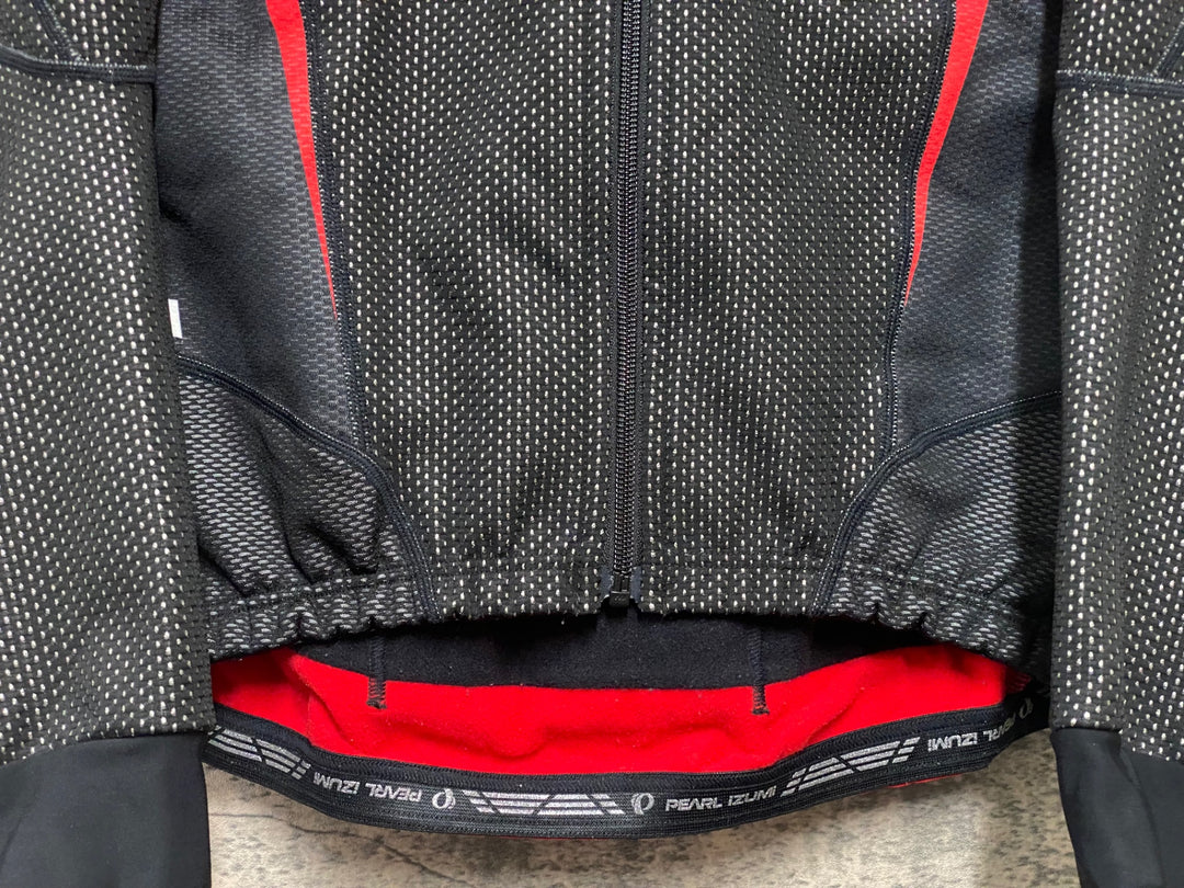 KD552 パールイズミ PEARL iZUMi 長袖 サイクルジャケット 黒 WIND BREAK TITANIUM M