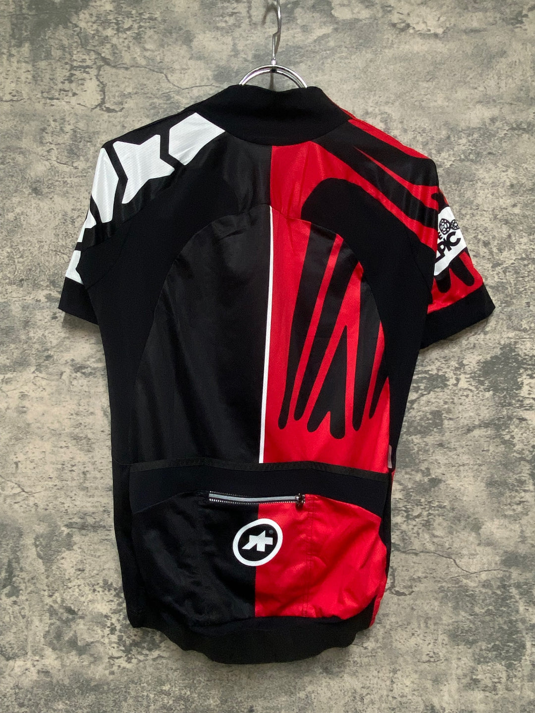 JG626 アソス assos Cape Epic XC Evo 7 Jersey SS 半袖 サイクルジャージ 赤黒 S
