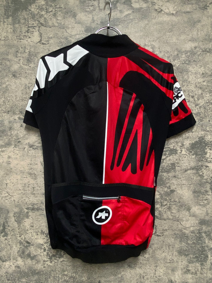 JG626 アソス assos Cape Epic XC Evo 7 Jersey SS 半袖 サイクルジャージ 赤黒 S