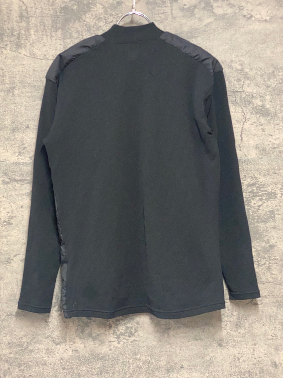 JK728 パールイズミ PEARL iZUMi 裏起毛 ウィンドプルーフ 長袖 ミドルレイヤー 黒 XL ※ジッパーつまみ破損