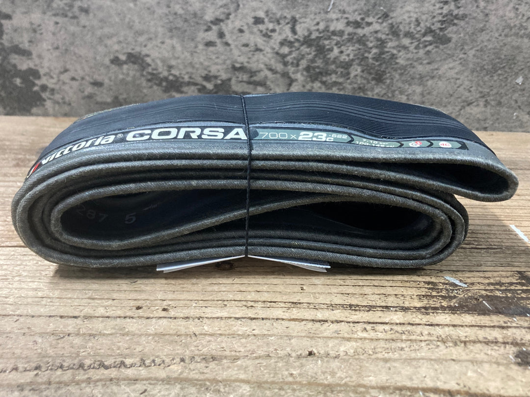 KN609 ヴィットリア vittoria コルサ CORSA G+ クリンチャータイヤ 700x23C 2本セット