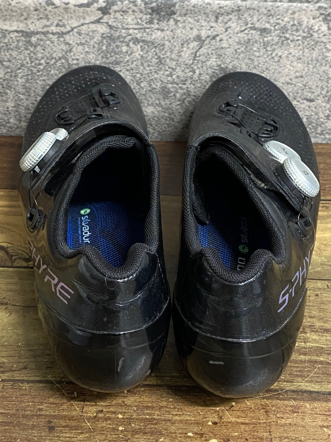 JZ052 シマノ SHIMANO S-PHYRE SHRC902S L01 S ビンディングシューズ 3穴 EU44 黒