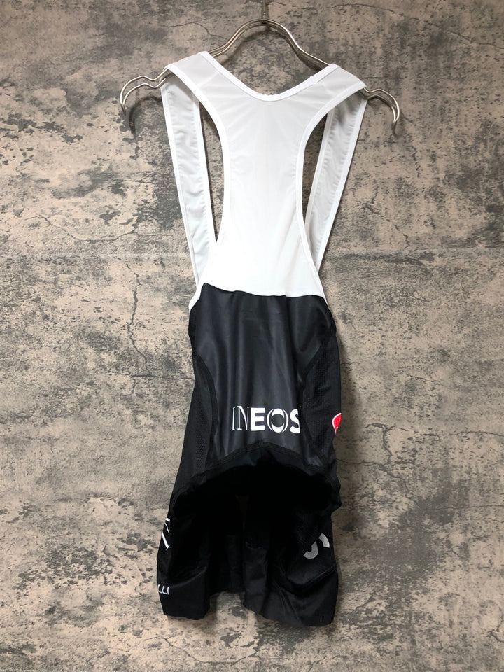 JV728 カステリ CASTELLI ビブショーツ 黒赤 L INEOS