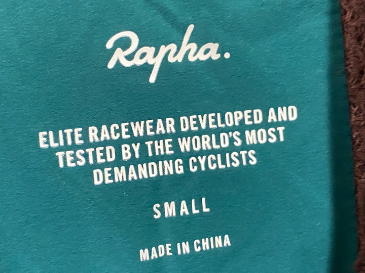KB325 ラファ Rapha PRO TEAM INSULATED GILET ジレ サイクルベスト 緑 S 裏起毛