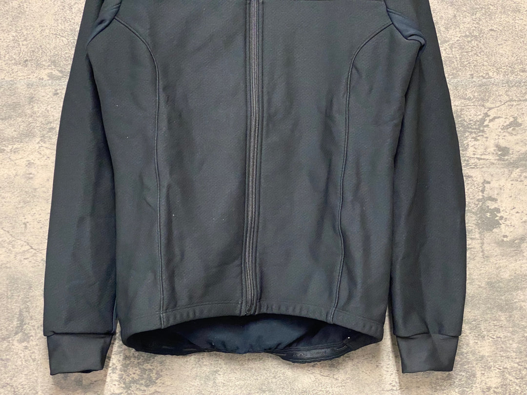 KJ829 パールイズミ PEARL iZUMi 長袖 サイクルジャケット 黒 MEN'S L 裏起毛 赤タグ