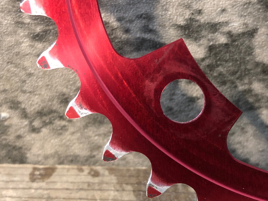JU711 スミス SMITH Baroque Gear チェーンリング 赤 36T±2 100°