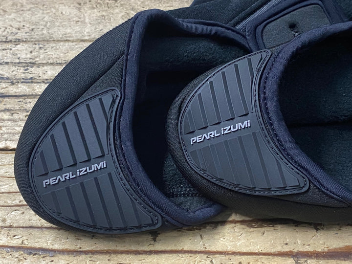 KJ336 パールイズミ PEARL iZUMi シューズカバー 黒 L 裏起毛